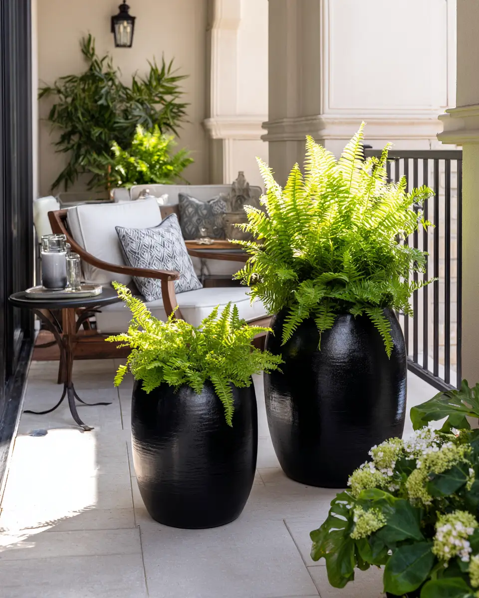 Black Traditional Patio Decor Ideas