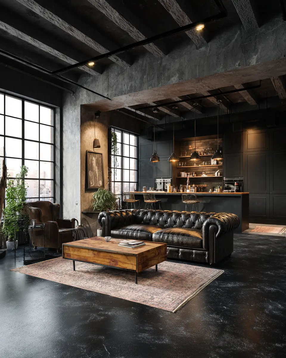 Black Vintage Garage Decor Ideas