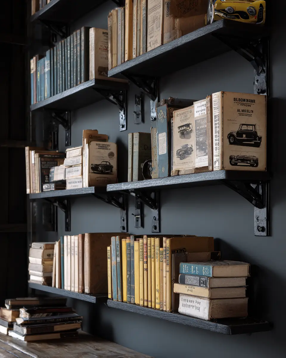 Black Vintage Garage Decor Ideas