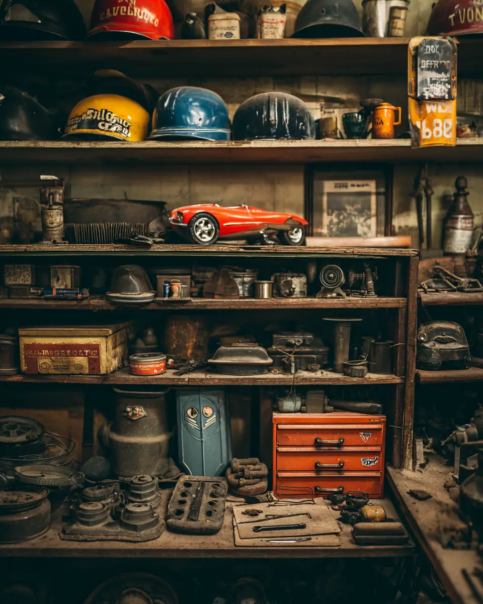 Black Vintage Garage Decor Ideas