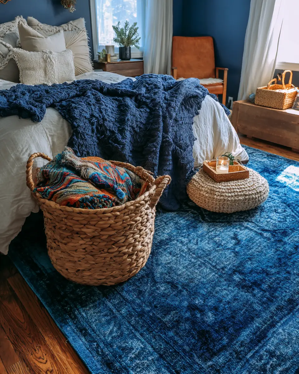 Blue Boho Home Office Decor Ideas