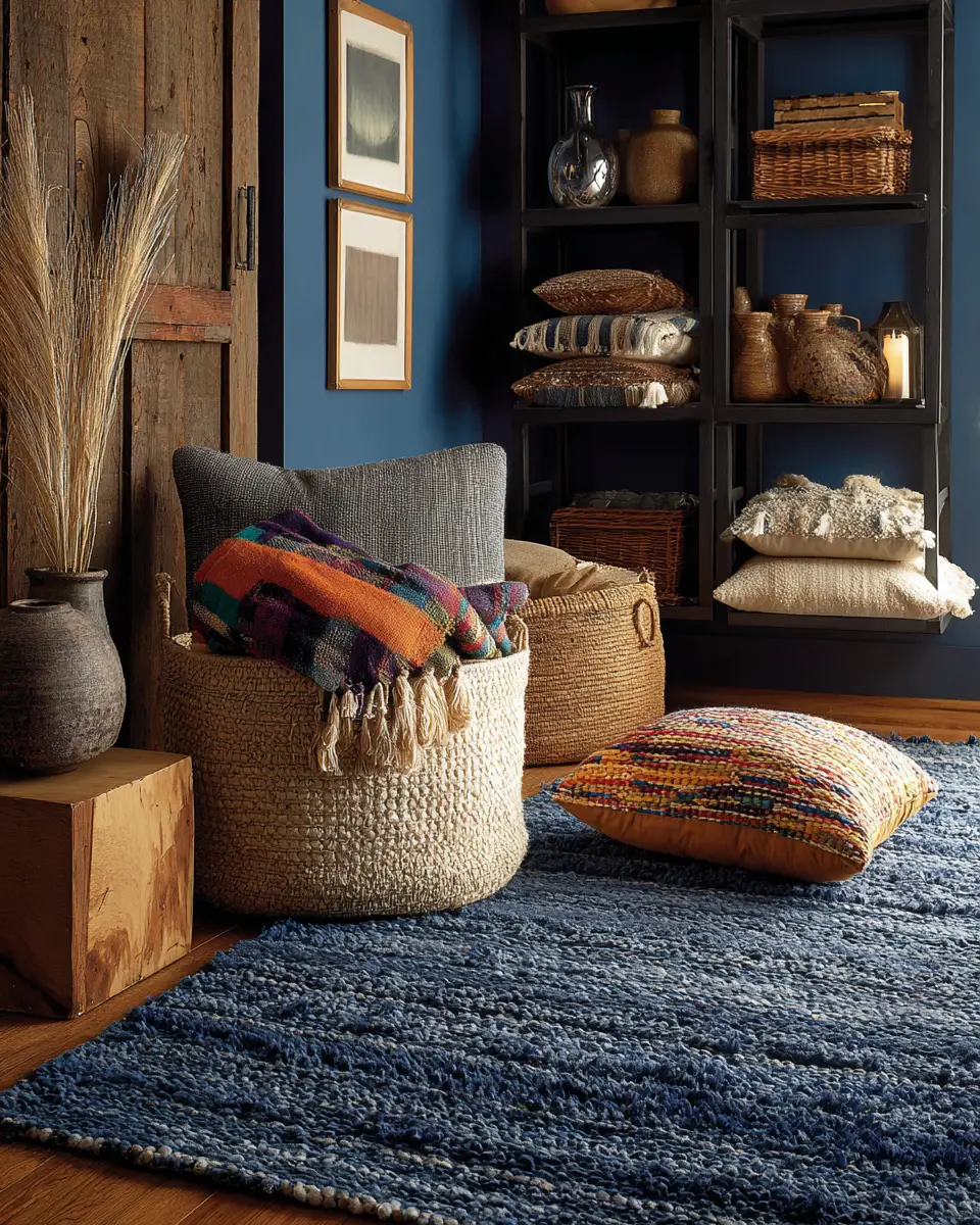 Blue Boho Home Office Decor Ideas