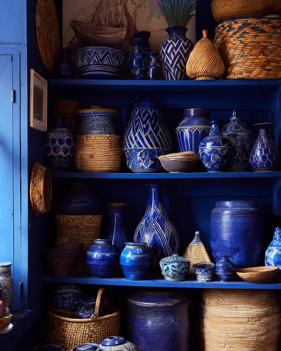 Blue Boho Home Office Decor Ideas