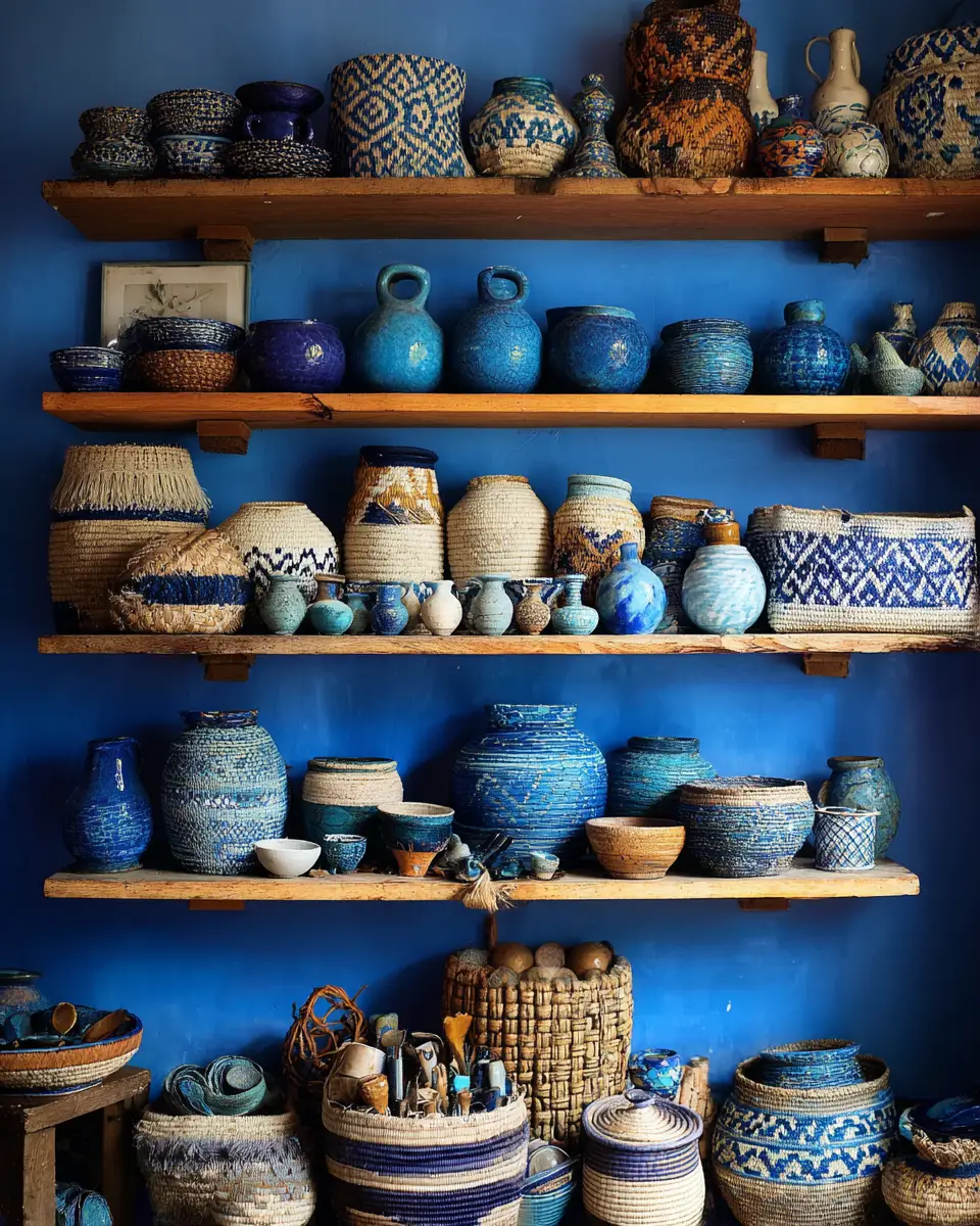 Blue Boho Home Office Decor Ideas