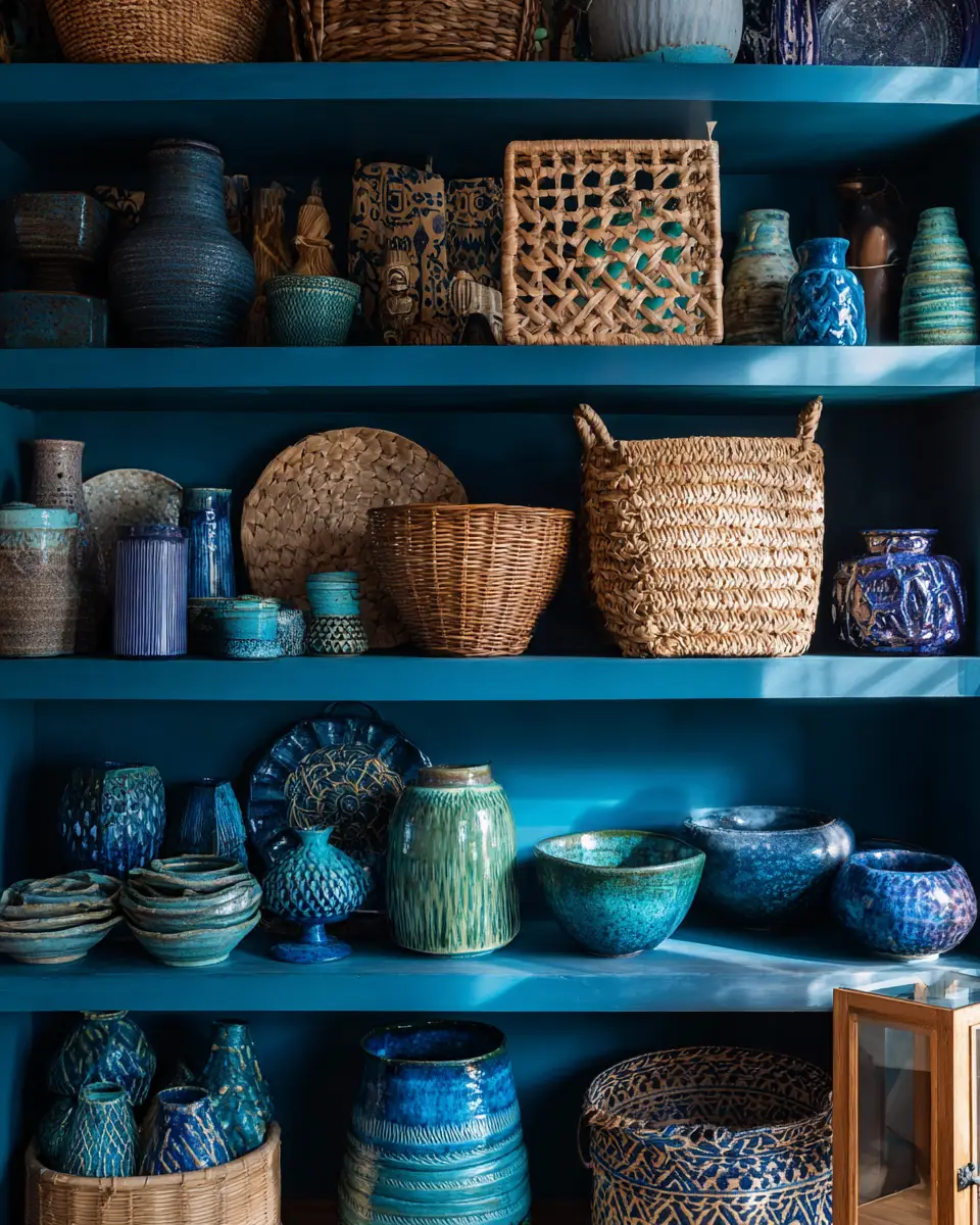 Blue Boho Home Office Decor Ideas