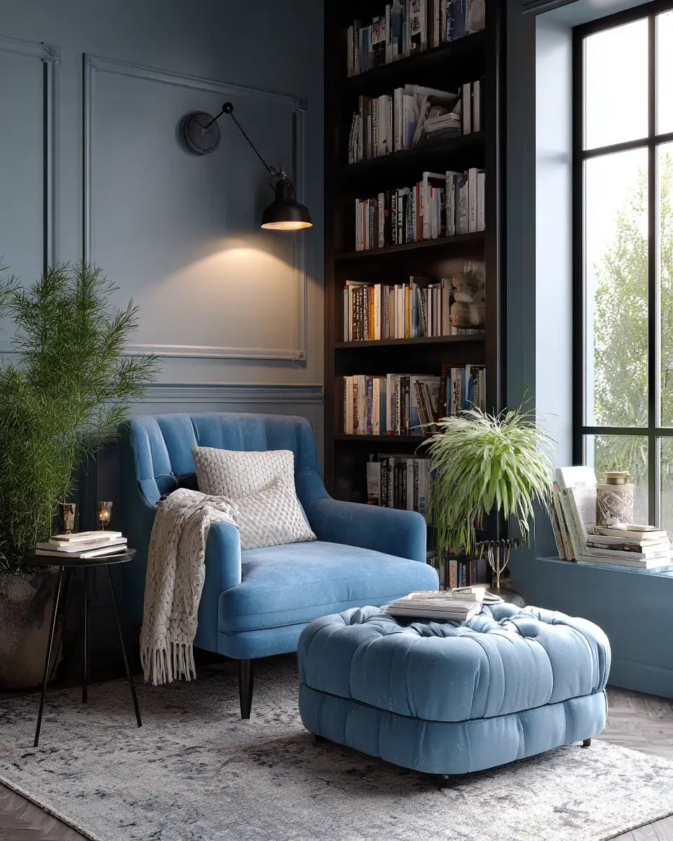 Blue Boho Home Office Decor Ideas