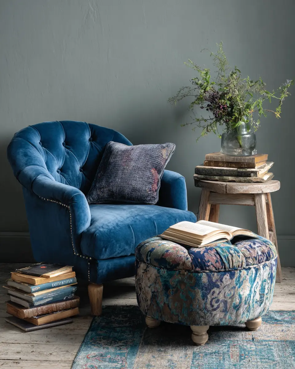 Blue Boho Home Office Decor Ideas