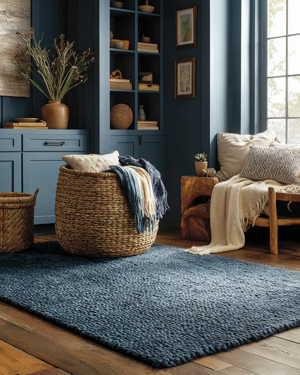 Blue Boho Home Office Decor Ideas