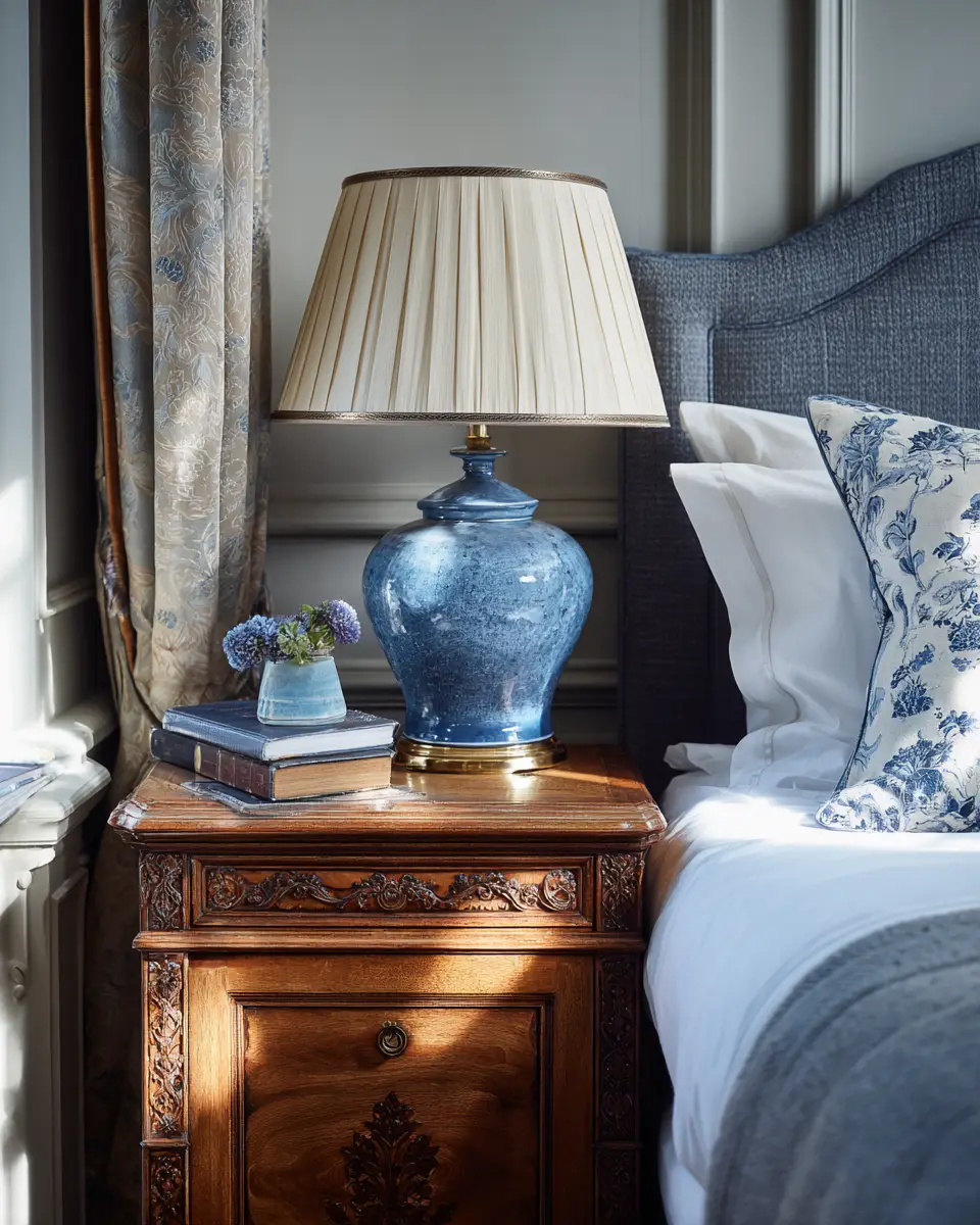 Blue Classic Bedroom Decor Ideas