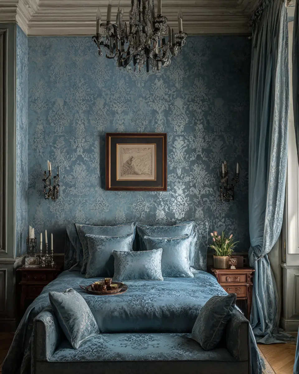 Blue Classic Bedroom Decor Ideas