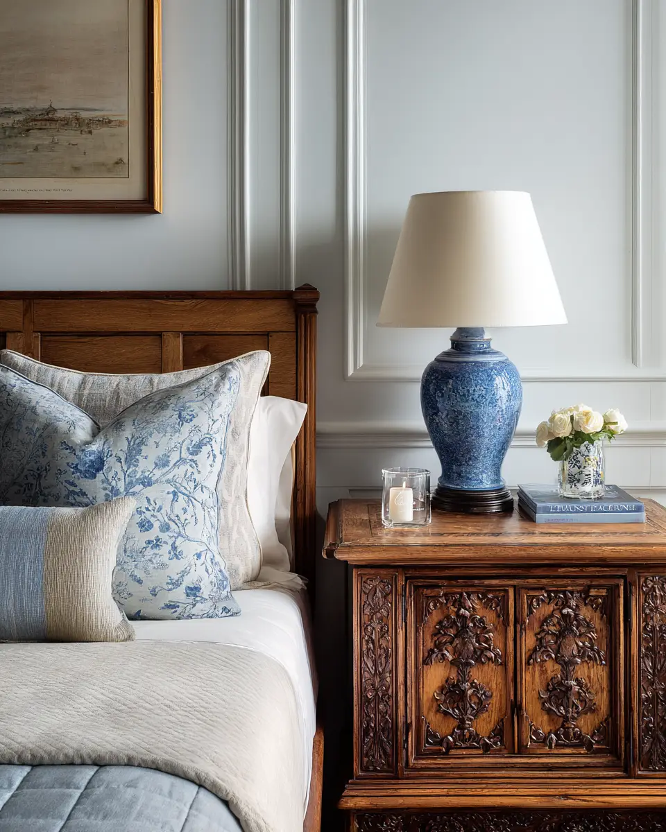 Blue Classic Bedroom Decor Ideas