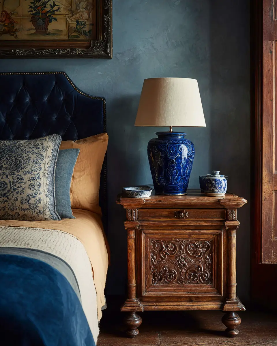 Blue Classic Bedroom Decor Ideas