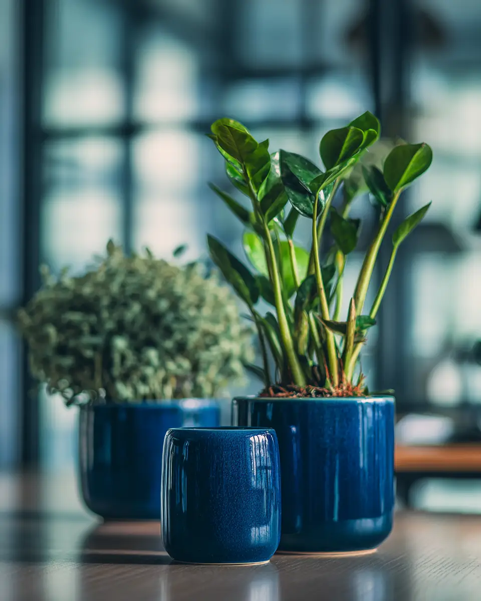 Blue Classic Home Office Decor Ideas