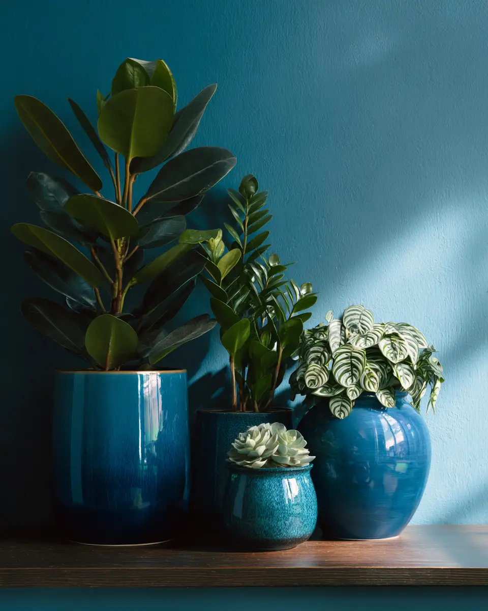 Blue Classic Home Office Decor Ideas