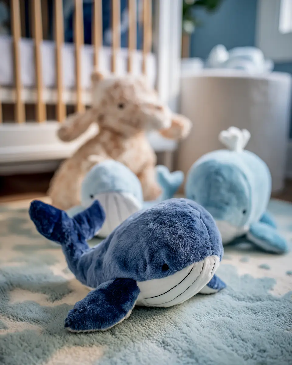 Blue Coastal Nursery Decor Ideas