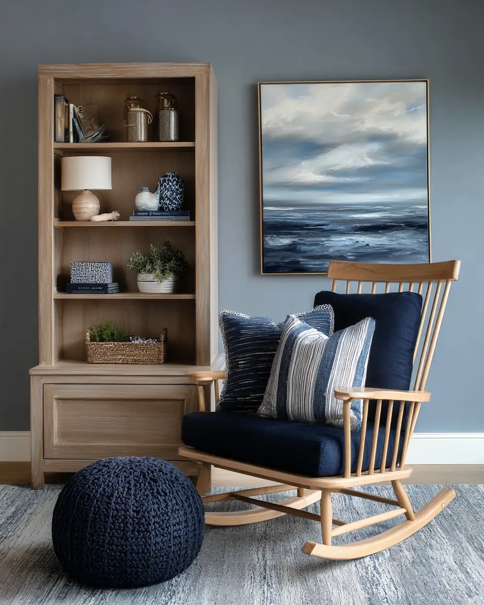 Blue Coastal Nursery Decor Ideas