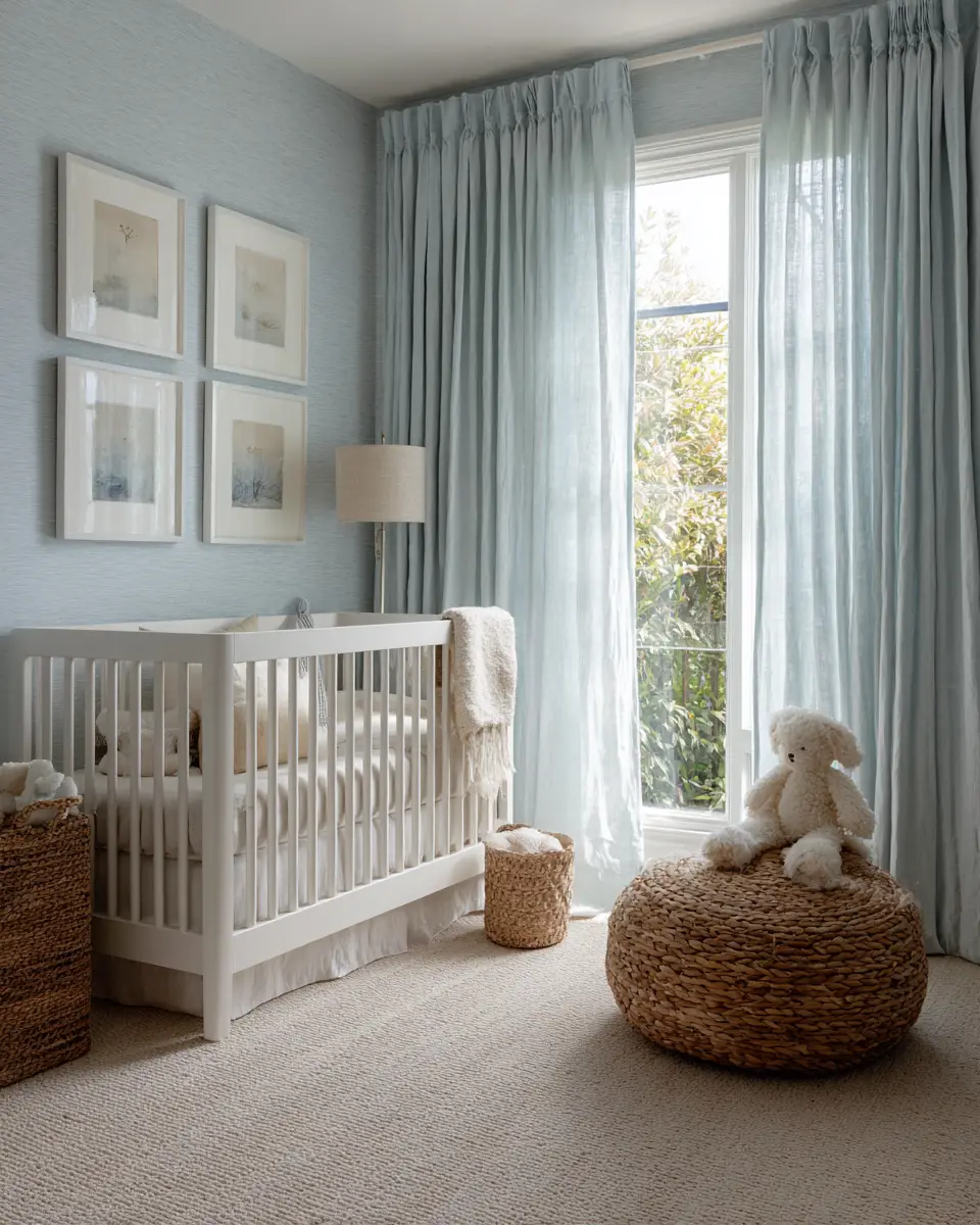 Blue Coastal Nursery Decor Ideas