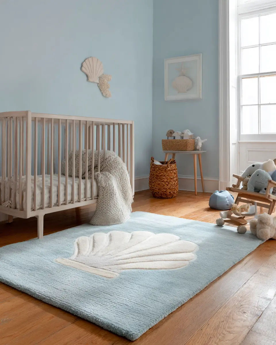Blue Coastal Nursery Decor Ideas
