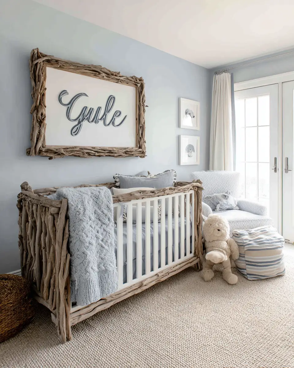 Blue Coastal Nursery Decor Ideas