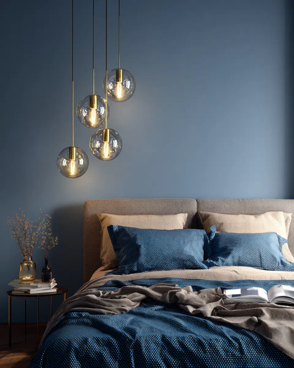 Blue Contemporary Bedroom Decor Ideas