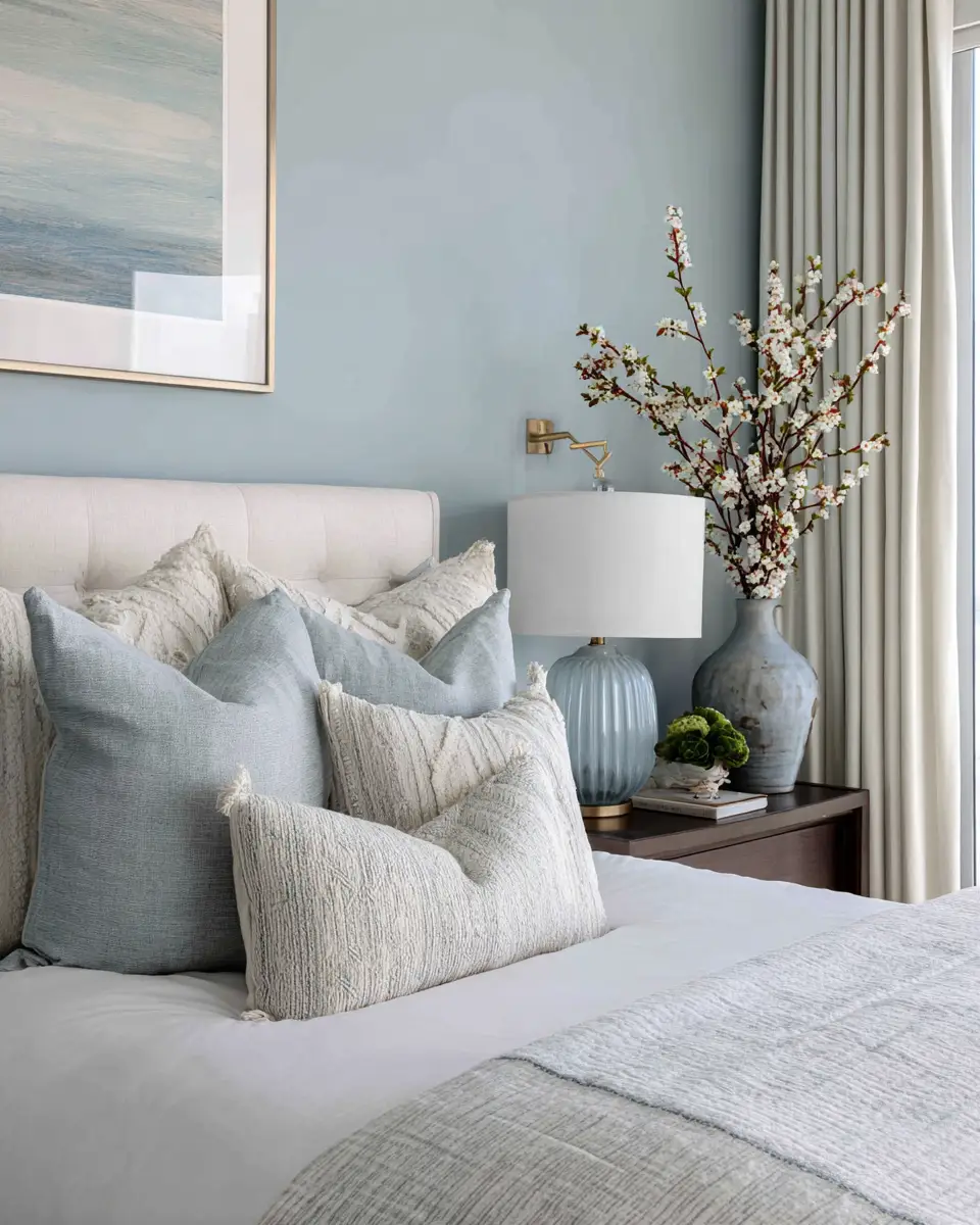 Blue Contemporary Bedroom Decor Ideas