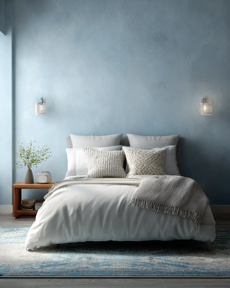 Blue Contemporary Bedroom Decor Ideas