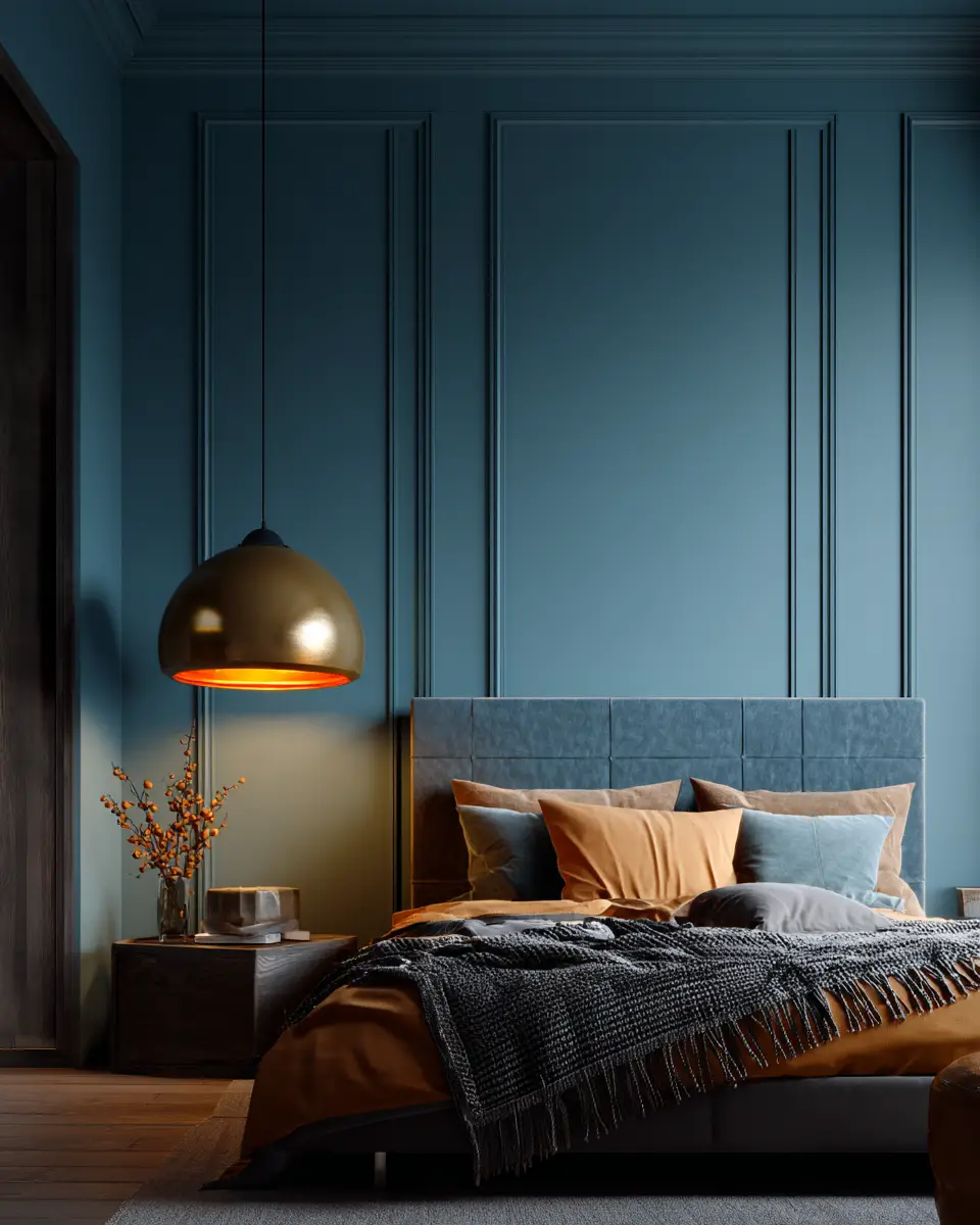 Blue Contemporary Bedroom Decor Ideas