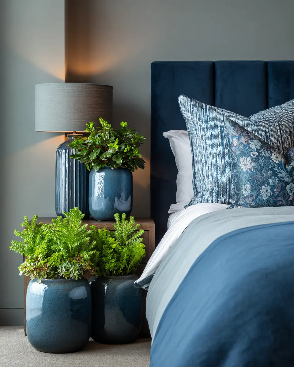 Blue Contemporary Bedroom Decor Ideas