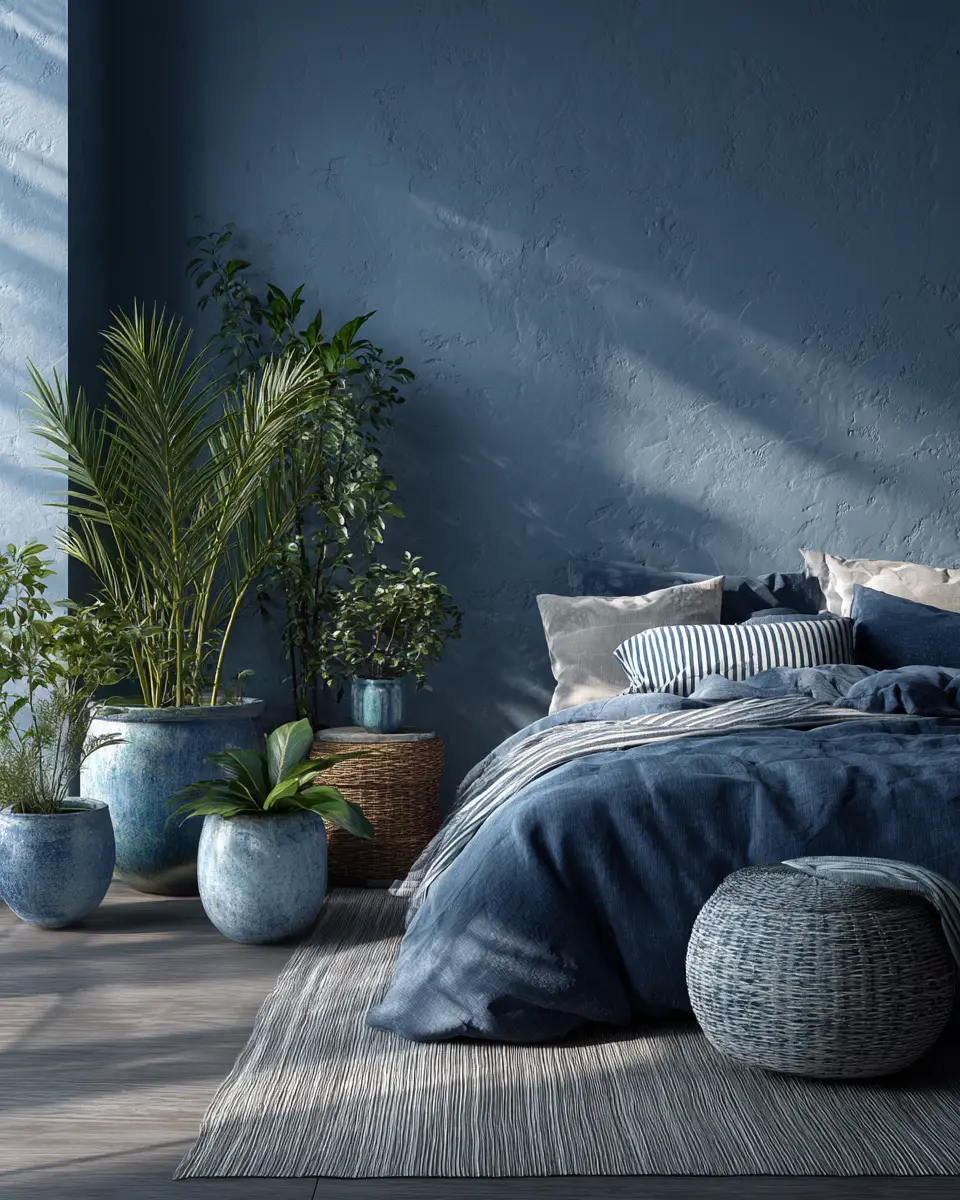 Blue Contemporary Bedroom Decor Ideas