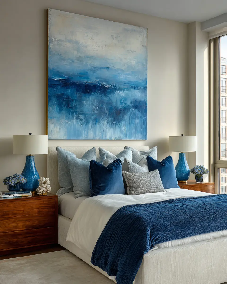 Blue Contemporary Bedroom Decor Ideas