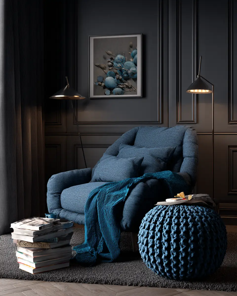 Blue Contemporary Bedroom Decor Ideas