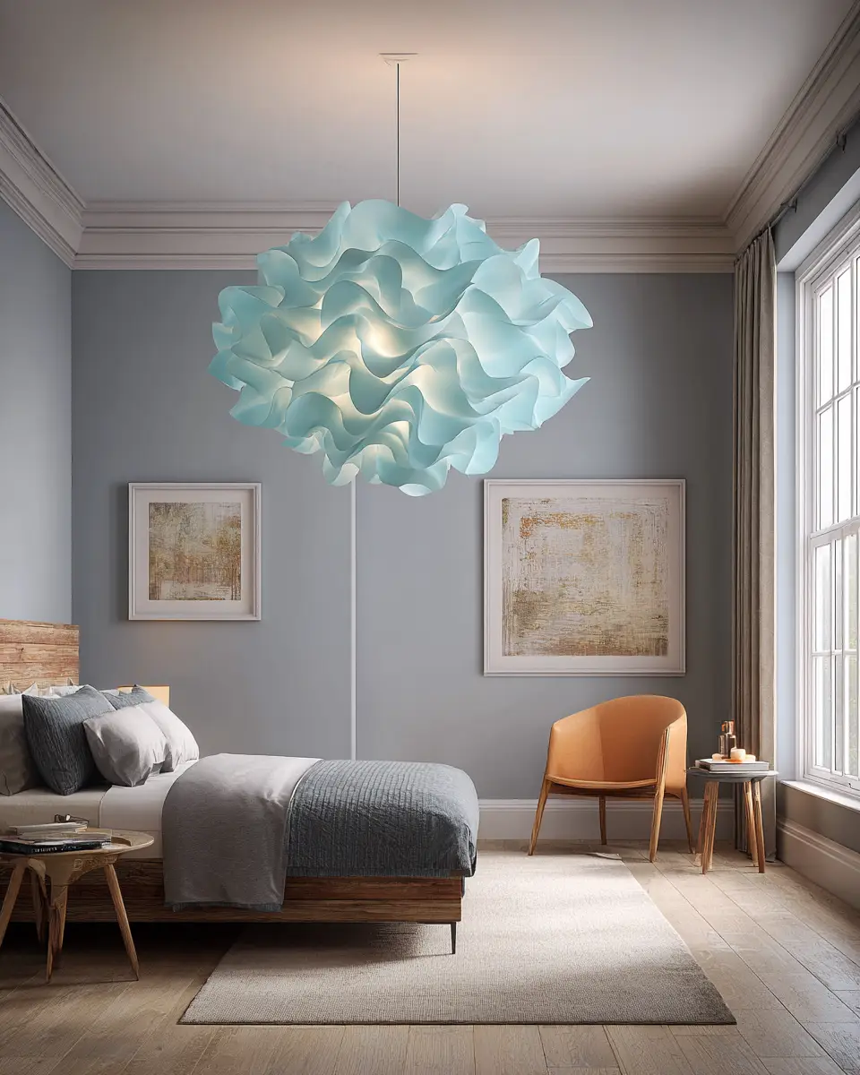 Blue Eclectic Bedroom Decor Ideas