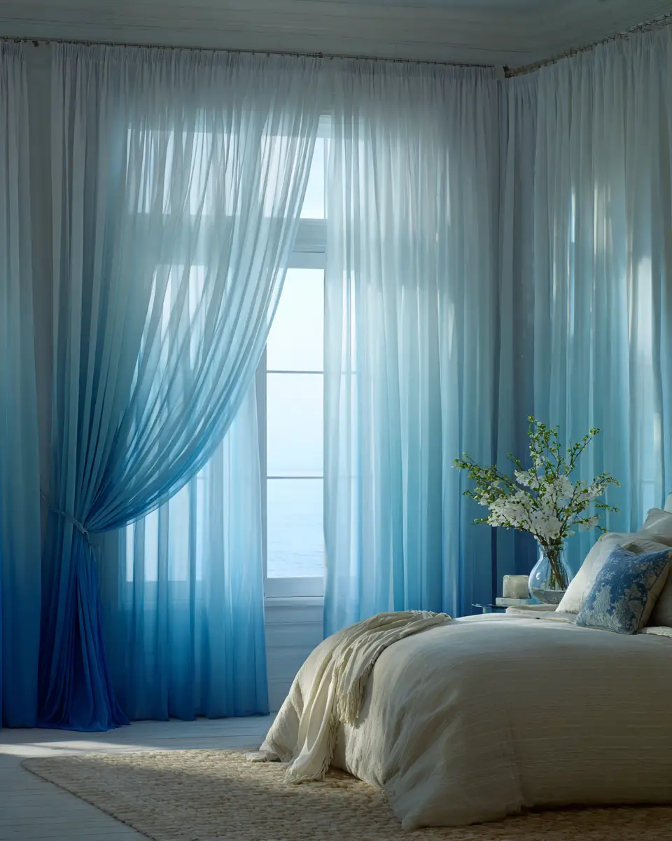 Blue Eclectic Bedroom Decor Ideas