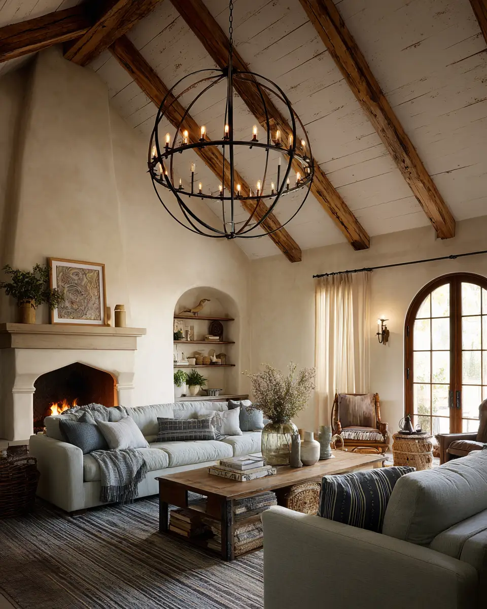 Blue Farmhouse Living Room Decor Ideas