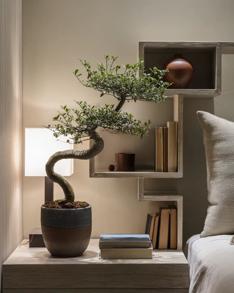 Blue Japandi Bedroom Decor Ideas