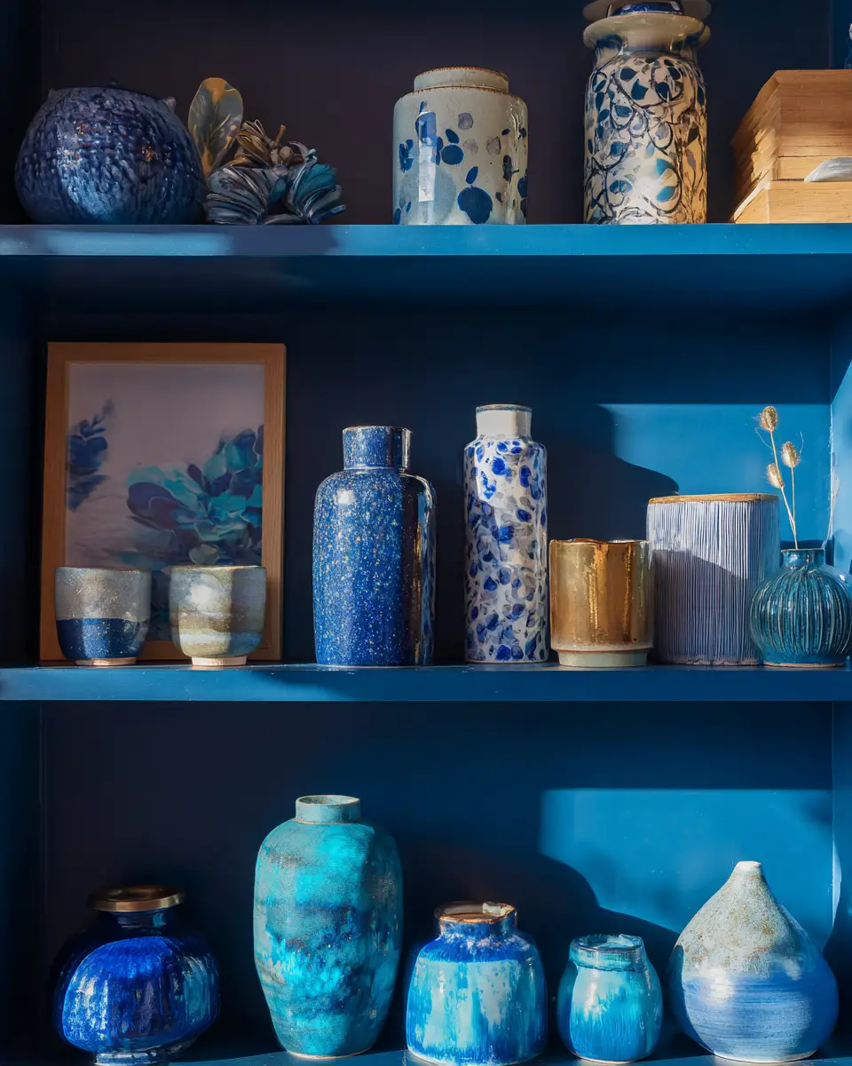 Blue Japandi Bedroom Decor Ideas