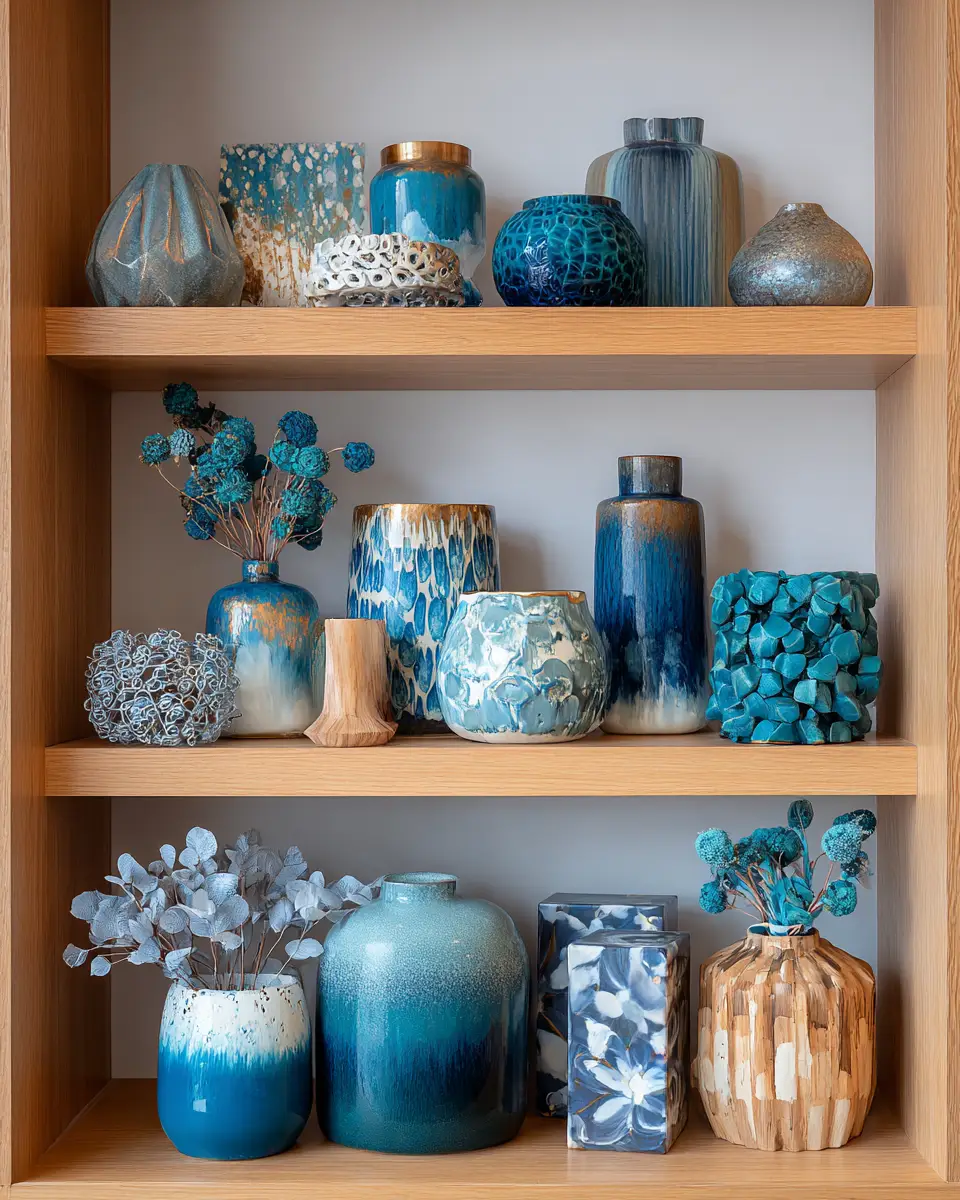 Blue Japandi Bedroom Decor Ideas