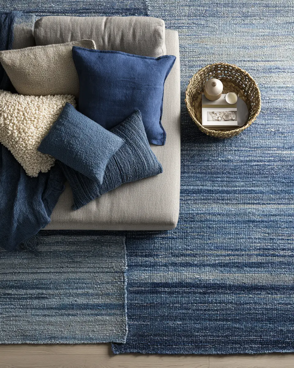 Blue Japandi Bedroom Decor Ideas