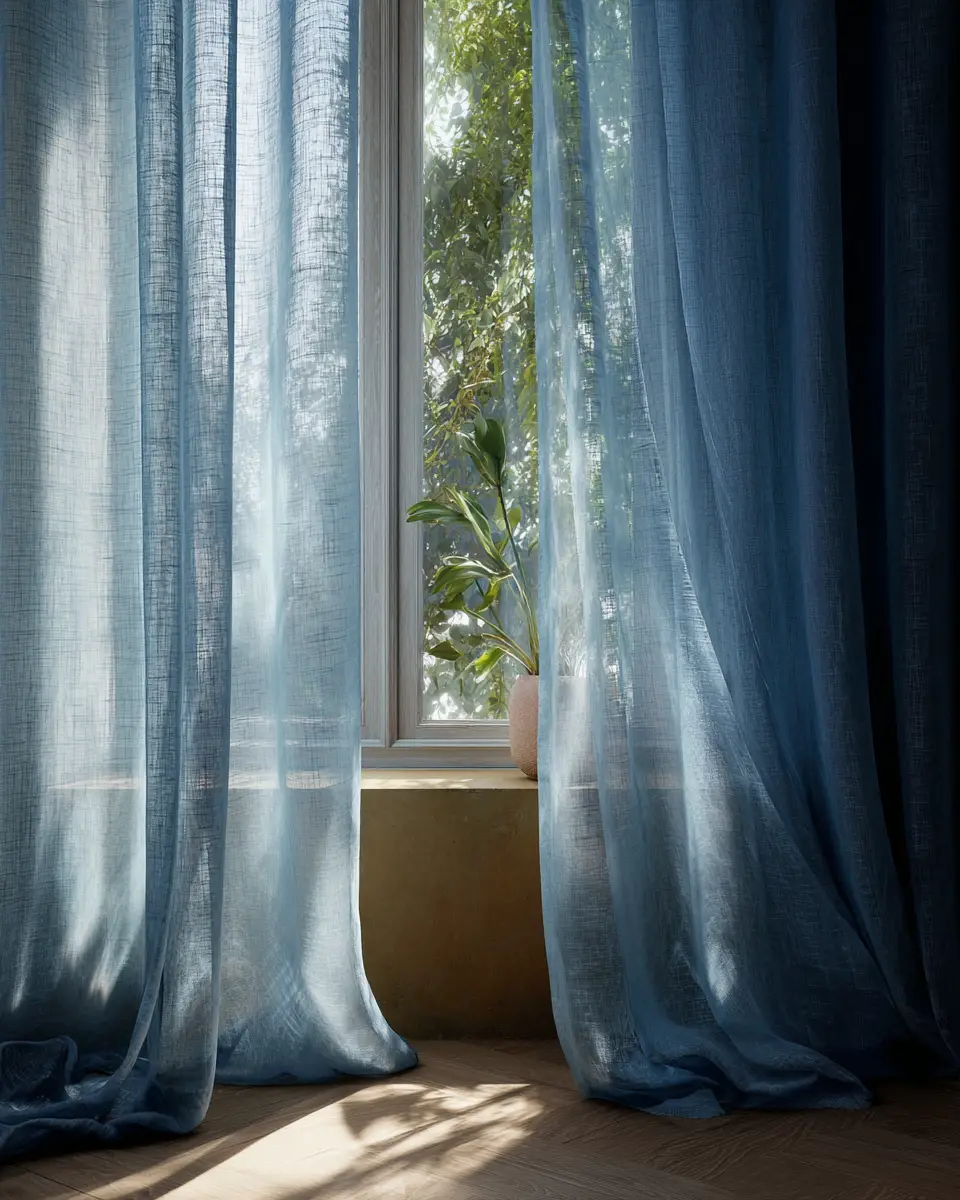 Blue Japandi Bedroom Decor Ideas