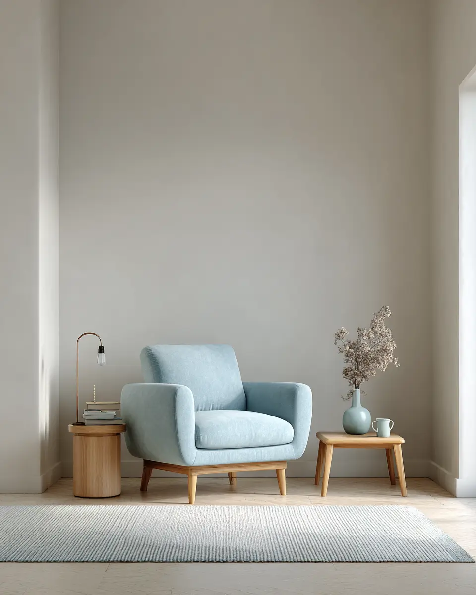 Blue Japandi Living Room Decor Ideas