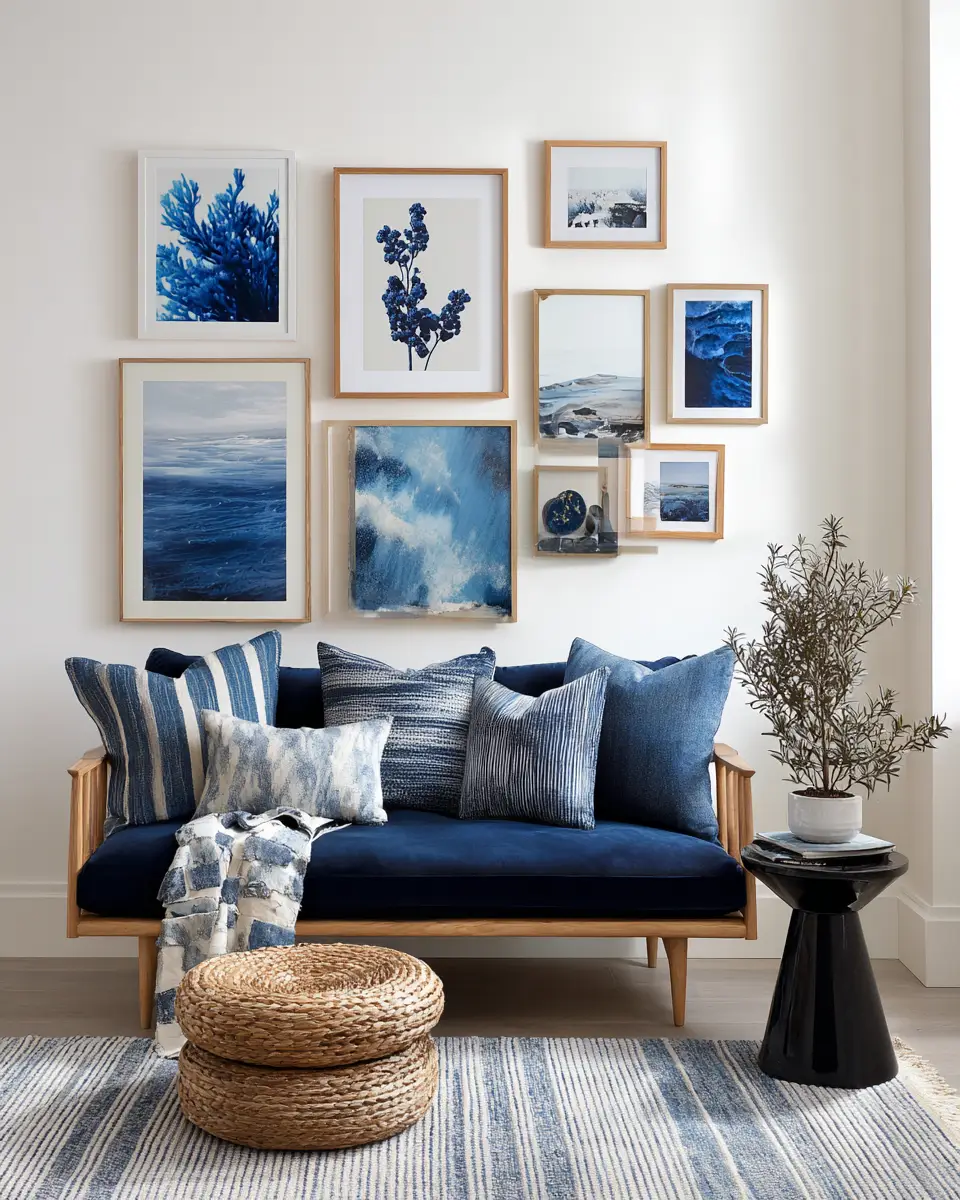 Blue Modern Living Room Decor Ideas