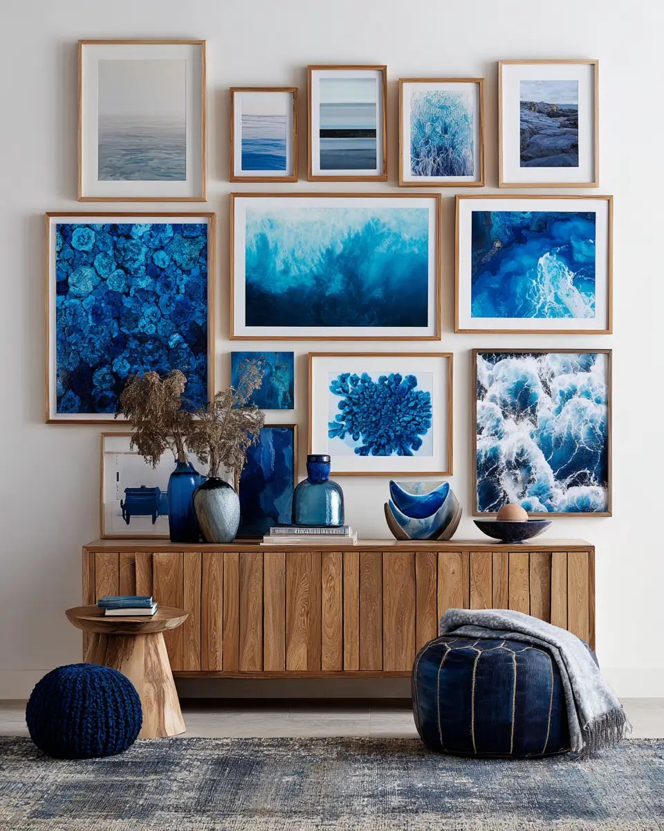 Blue Modern Living Room Decor Ideas