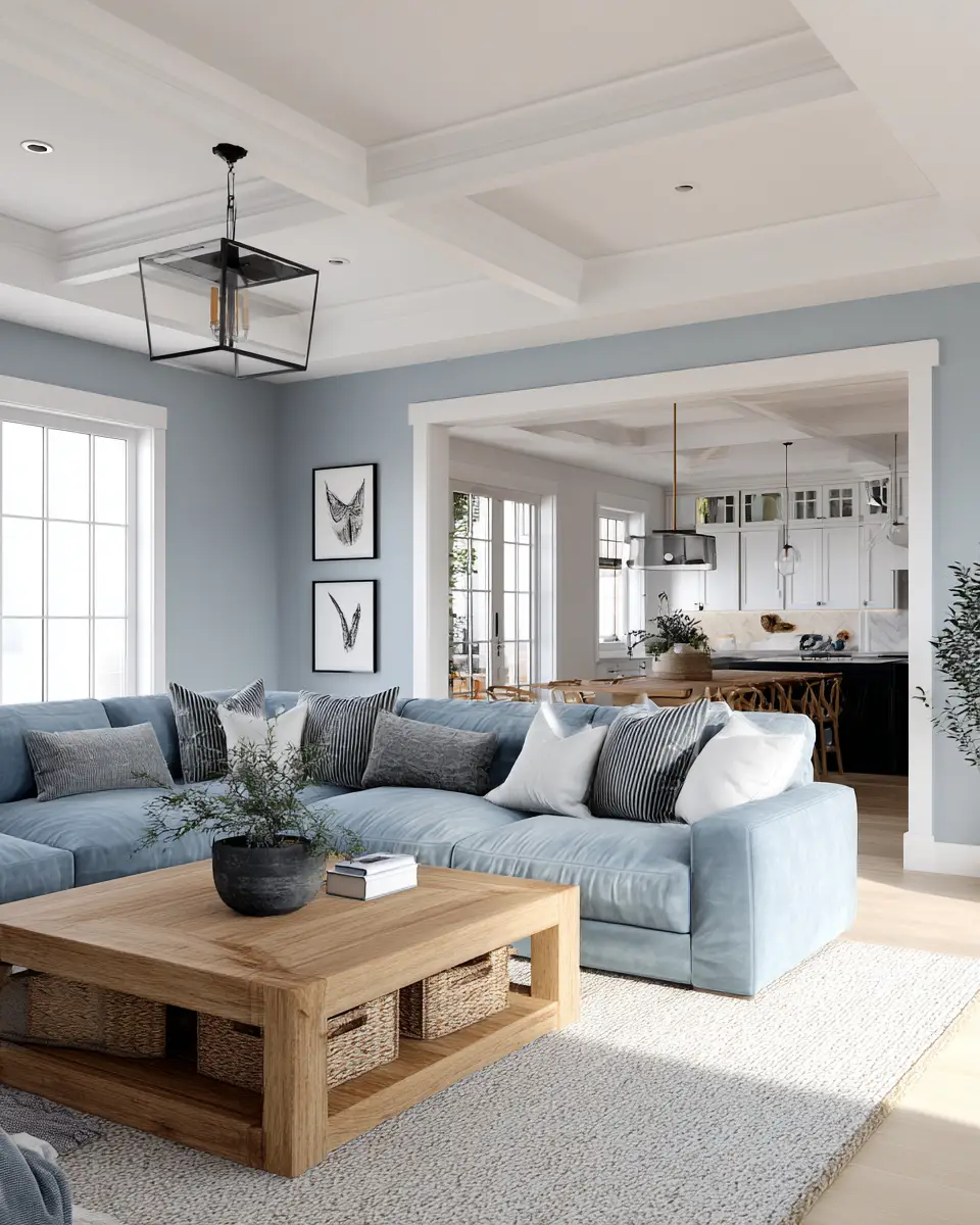 Blue Modern Living Room Decor Ideas