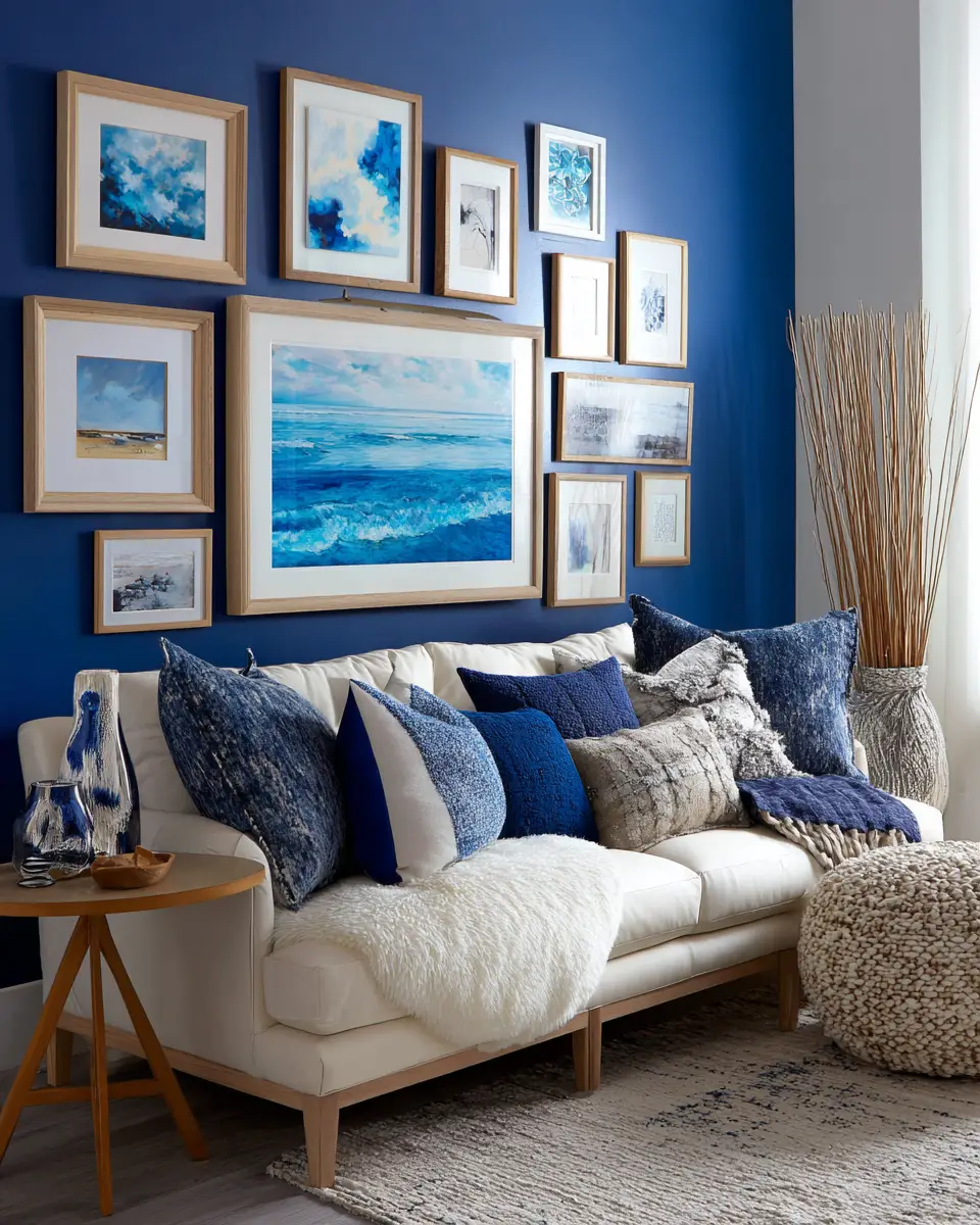 Blue Modern Living Room Decor Ideas