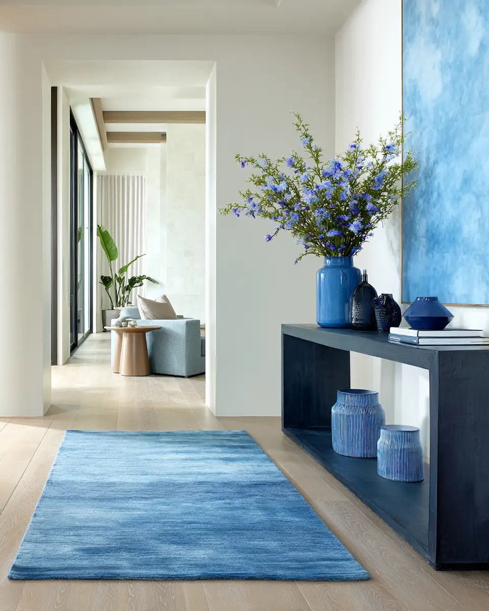 Blue Modern Living Room Decor Ideas