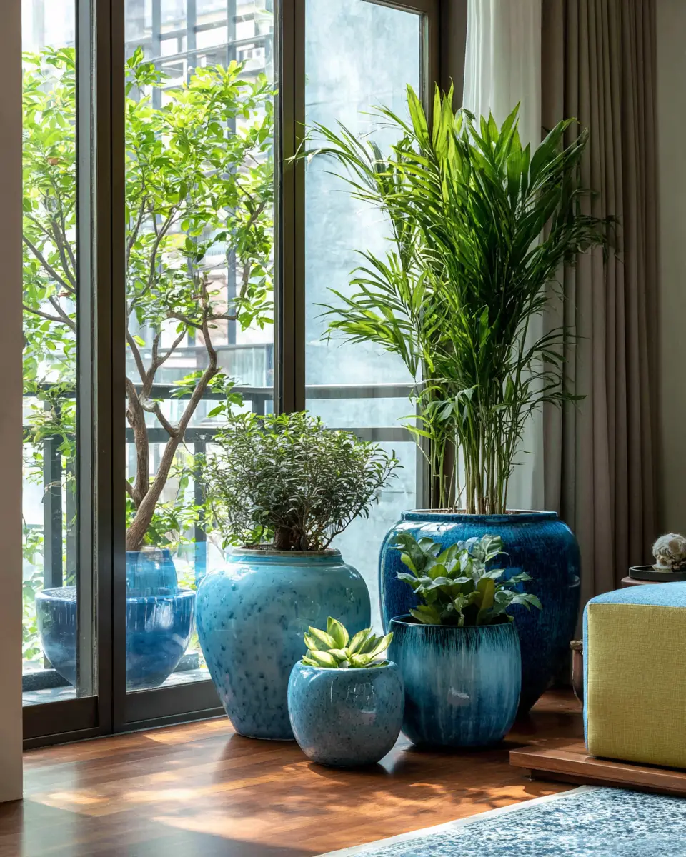 Blue Modern Living Room Decor Ideas