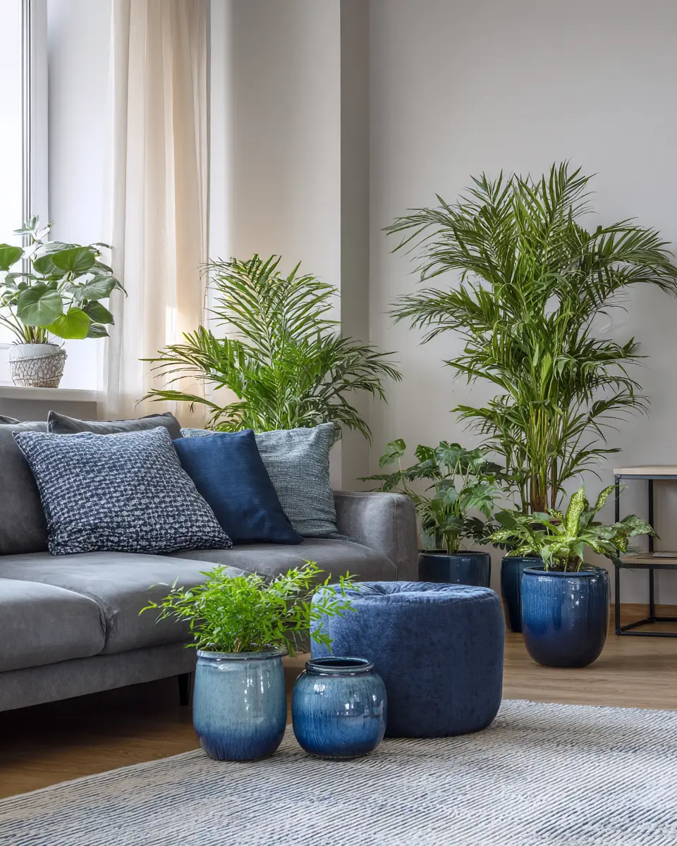 Blue Modern Living Room Decor Ideas