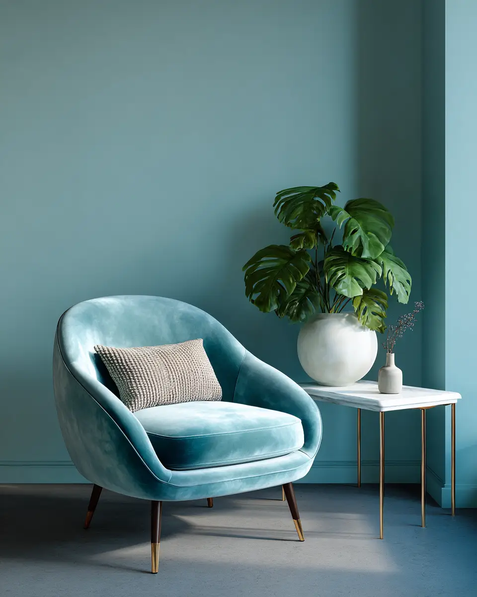 Blue Modern Living Room Decor Ideas