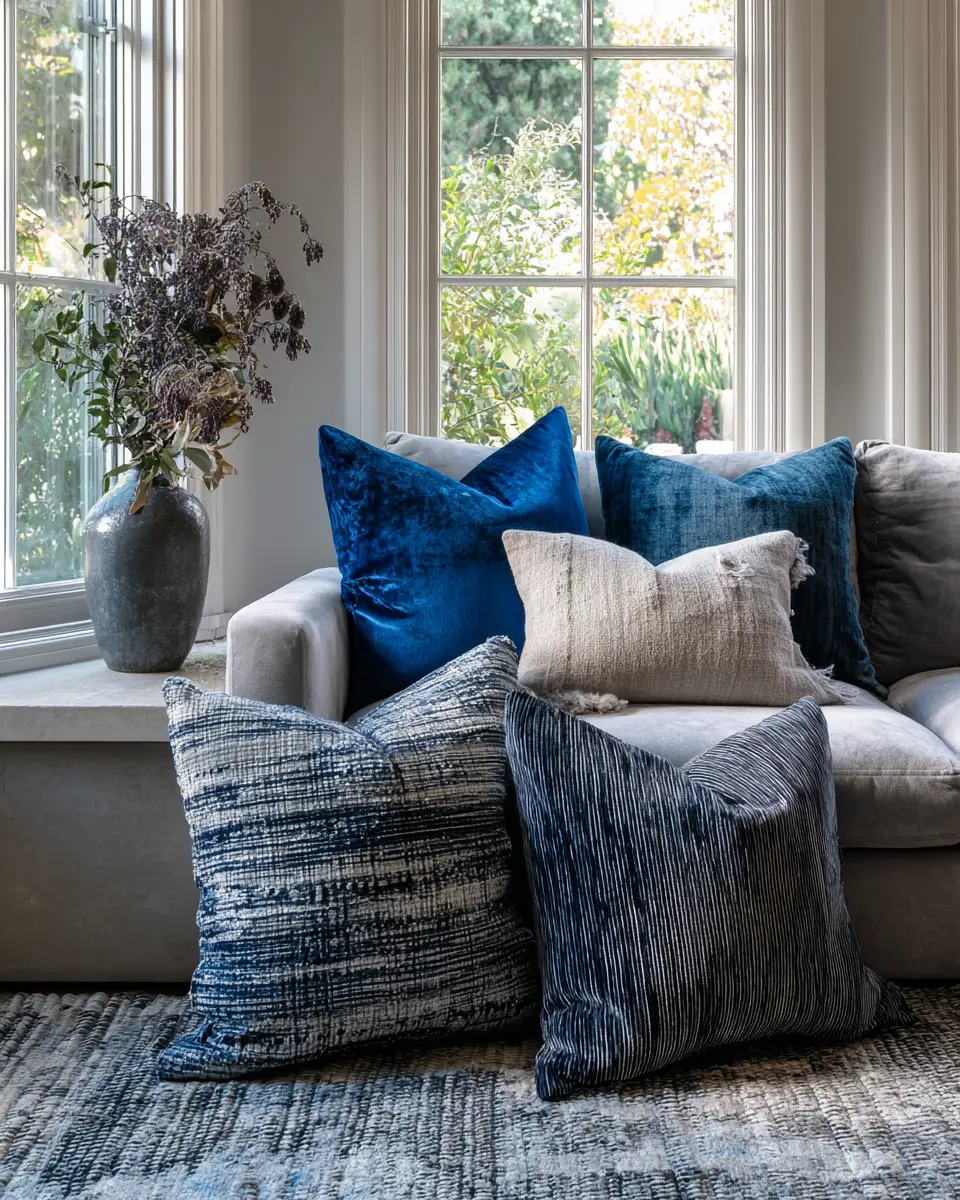 Blue Modern Living Room Decor Ideas