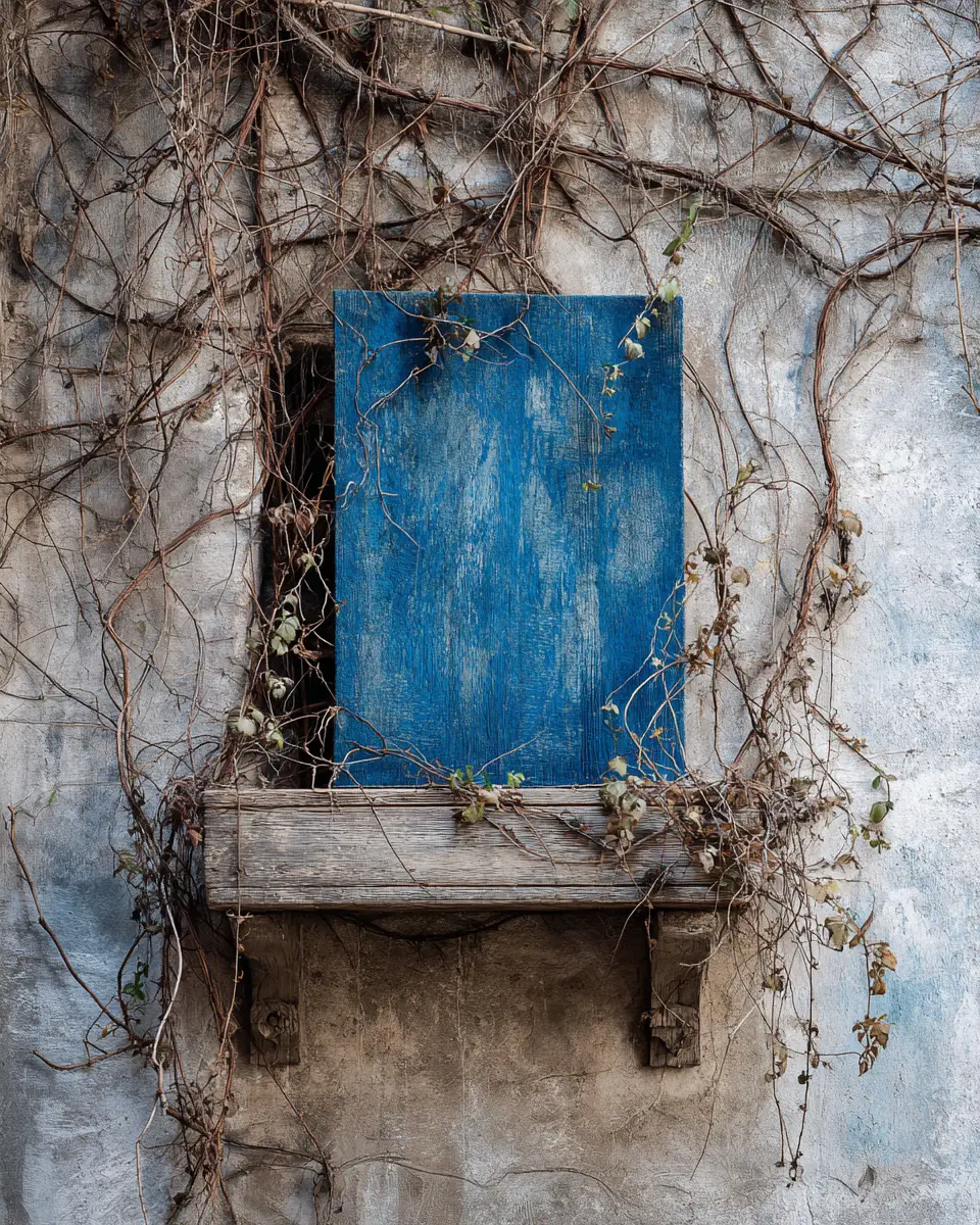 Blue Rustic Balcony Decor Ideas